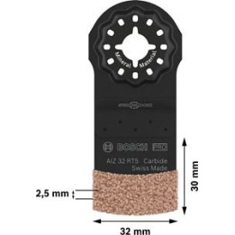 Bosch AIZ 32 RT5 monimateriaalinen upotusterä 2,5 x 32 mm (Starlock)