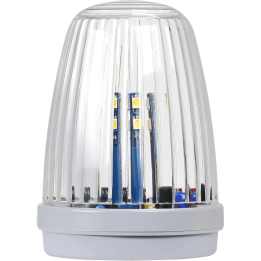 LED lamp Proxima KOGUT WHITE with 433.92 MHz antenna (24/230V DC/AC) glows yellow