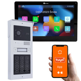 Genway F-C52V13C video uksekella komplekt 1-2 Family 7" WiFi Tuya