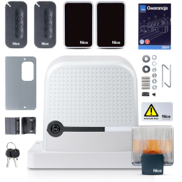 Комплект Nice ROBUS 400 MyGO для откатных ворот весом до 400 кг.