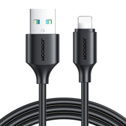Kaapeli USB-A / Lightning / 2,4A / 0,25 m Joyroom S-UL012A9 (musta)
