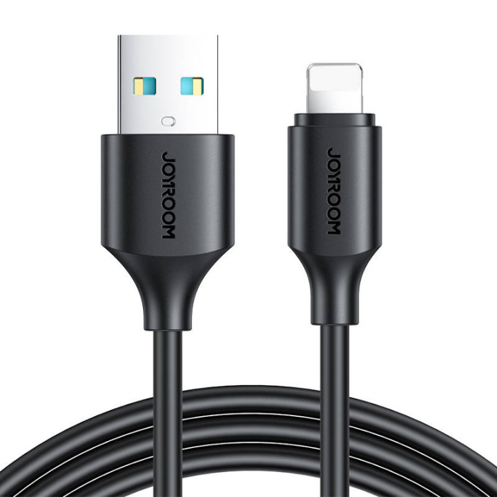 Kaapeli USB-A / Lightning / 2,4A / 0,25 m Joyroom S-UL012A9 (musta)