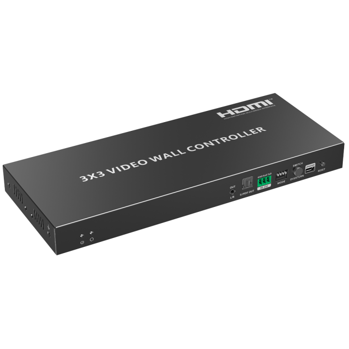 LENKENG HDMI-VW-9-4K 9-pordiline 4K HDMI-video seinakontroller