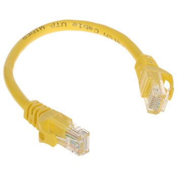 PATCHCORD RJ45/0,2-KELTAINEN 0,2 m