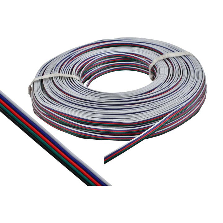 Johto 5x0,35mm RGBW 22AWG 80° 300V VW-1