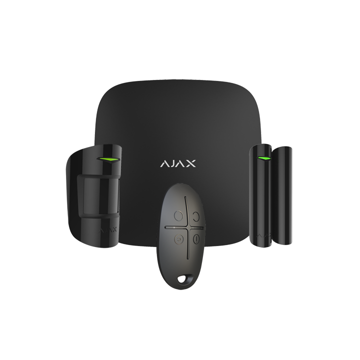 AJAX AJ-HUBKITPLUS-B Шлюз умного дома Wi-Fi 230V AC Черный