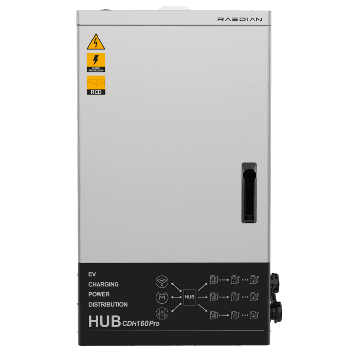 RAEDIAN RD-HUB-3P-160A шлюз умного дома – 160 А максимальный ток, 4G LTE сотовый шлюз для домашней автоматизации