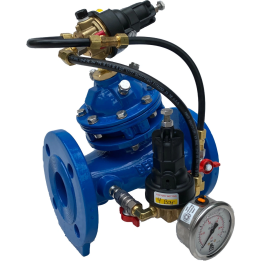 BERMAD 723 DN100 – priority valve with regulator and pressure limiter, PN16