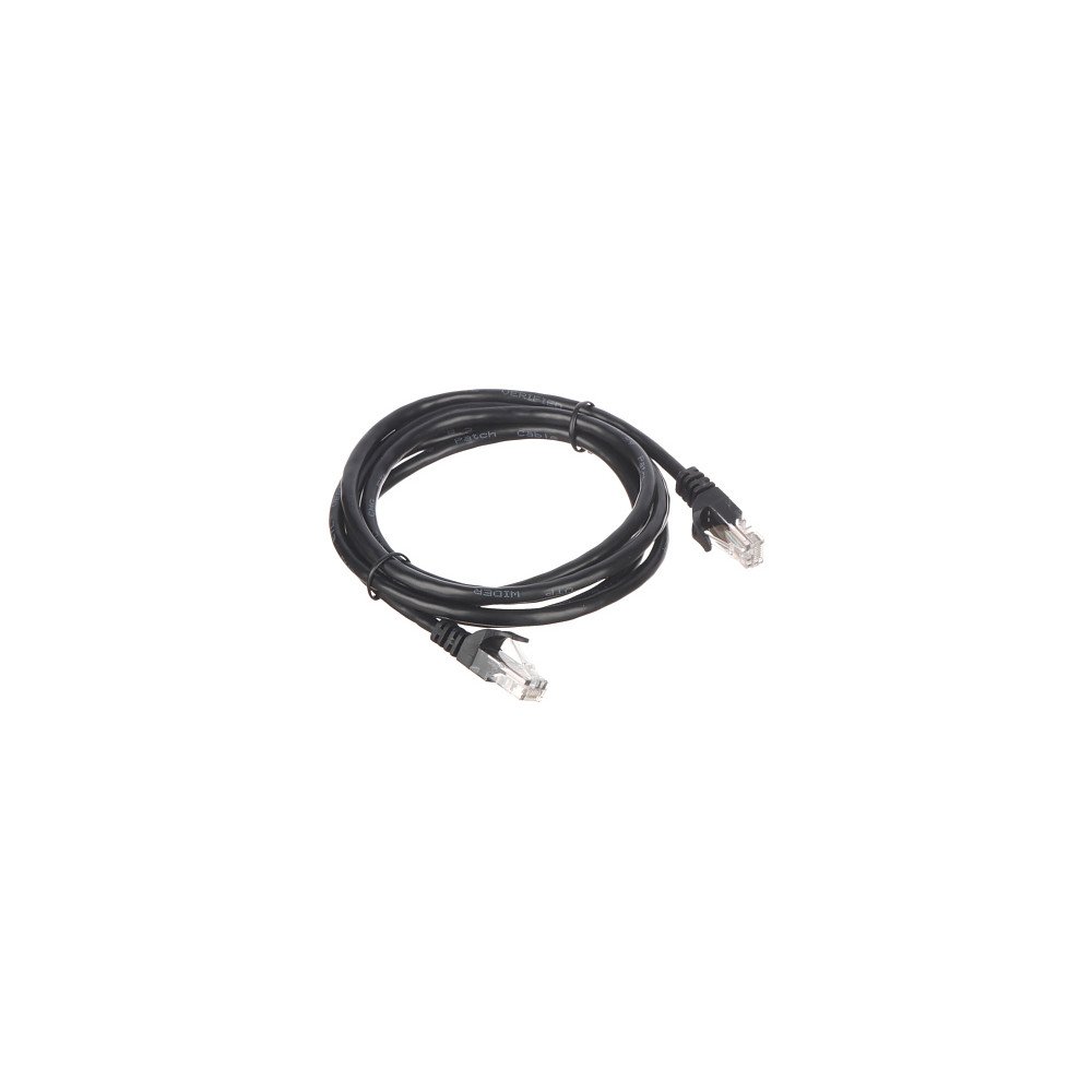 PATCHCORD RJ45/1.8-BLACK 1.8 m
