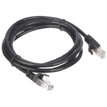 PATCHCORD RJ45/1.8-BLACK 1.8 m