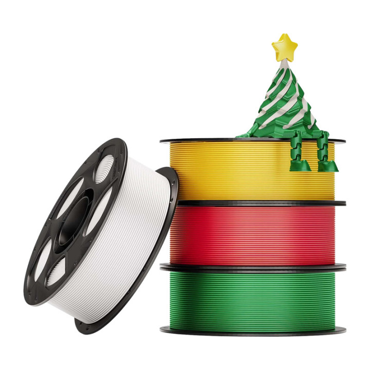 ANYCUBIC Christmas PLA Silk Filament Set (4 pcs) IPHSCSD-103-4