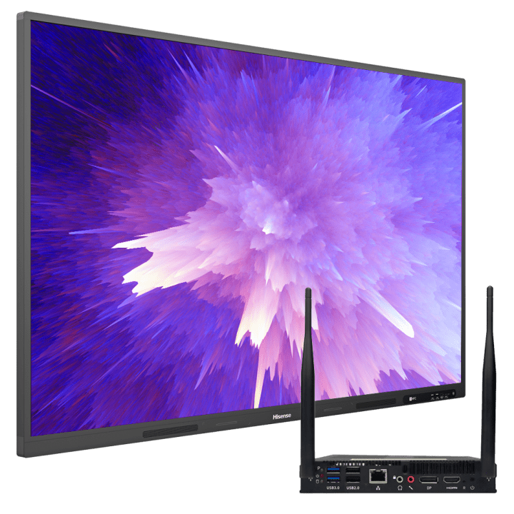 HISENSE HIS-75WR6CE-OPS 75" 4K интерактивная панель с сенсорным экраном и слотом OPS