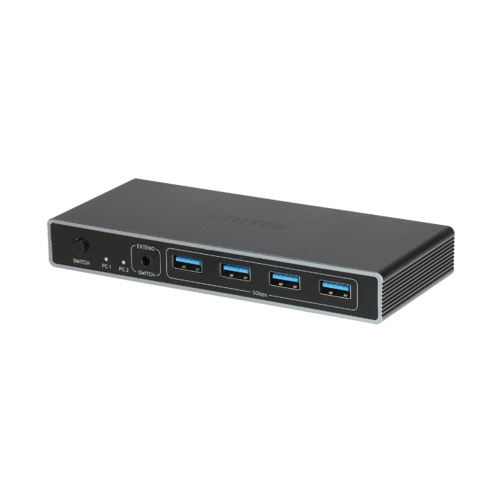 HDMI + USB LÜLITI KVM V1309AGY01-EU 4K UHD UNITEK