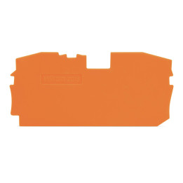 WAGO TOPJOB S otsa- ja vaheplaat 1 mm, oranž, 100 tk.