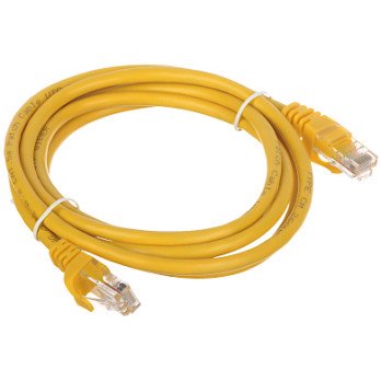 PATCHCORD RJ45/1,8-YELLOW 1,8 m