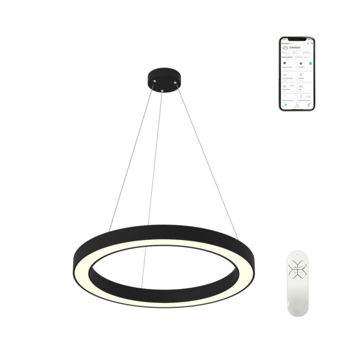 Immax NEO PASTEL Smart piekarams gaismeklis 95cm 66W melns Zigbee 3.0