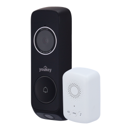 YOUKEY YOK-DB322 Умный видеодомофон - Wi-Fi, 3 Мп камера, 24 В, объектив 2,4 мм