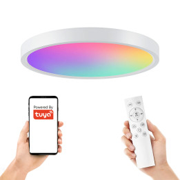 Išmani LED lubinė lempa 30W+10W RGB+CCT WiFi TUYA