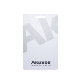 Карта доступа Akuvox S50, черная/белая, 13,56 МГц MIFARE