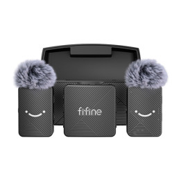 Комплект галстук-микрофона Fifine M9 (черный)