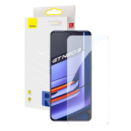Rūdīta stikla ekrāna aizsargs Baseus priekš realme GT Neo3