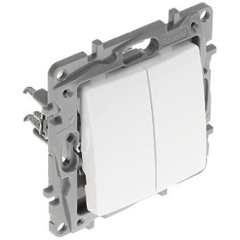 DOUBLE PUSH BUTTON LE-764508 Niloe 230 V 6 A LEGRAND