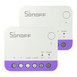 Sonoff MINI-RBS WiFi Smart Mini Roller Shutter Switch (2 Pack)