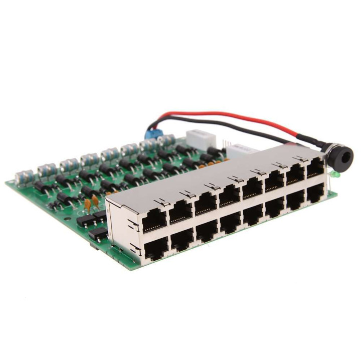 Cyberteam NPG-8P PoE Gigabitu Pārsprieguma Aizsargs