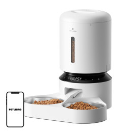 Petlibro Granary Automatic Food Dispenser with Double Bowl 5L (White) PL-AF006-33W