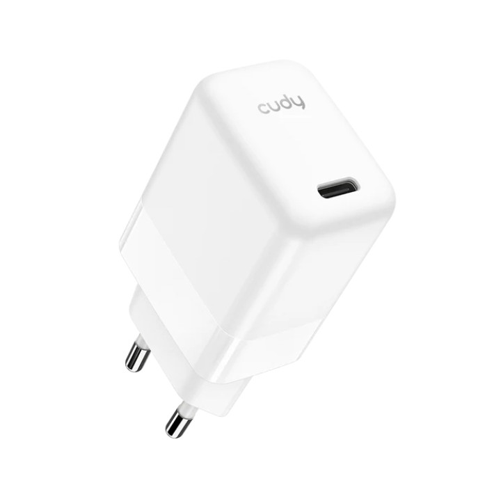 CUDY CH30_EU 30W GaN USB-C lādētājs – ātrs PD sienas lādētājs viedtālruņiem, planšetēm un klēpjdatoriem