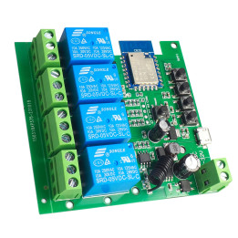 Tuya SWT043R 4CH DC 5-32V WiFi+RF433 Dry-Contact Controller
