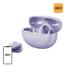 QCY Crossky Clip C30 Wireless Headphones (Purple)