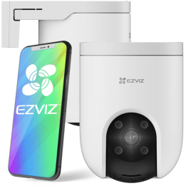 EZVIZ CS-H8c 4G kupli IP turvakaamera, 3MP 2K QHD, välitingimustesse, pööratav, öövaatlus, valge