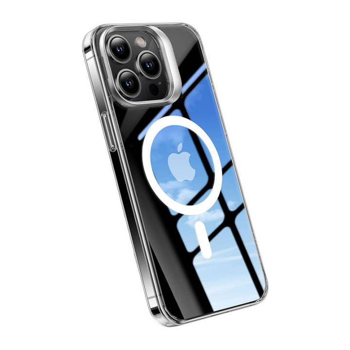 Torras telefona maciņš UPRO Lstand Clear-Mag priekš iPhone 15 (caurspīdīgs)