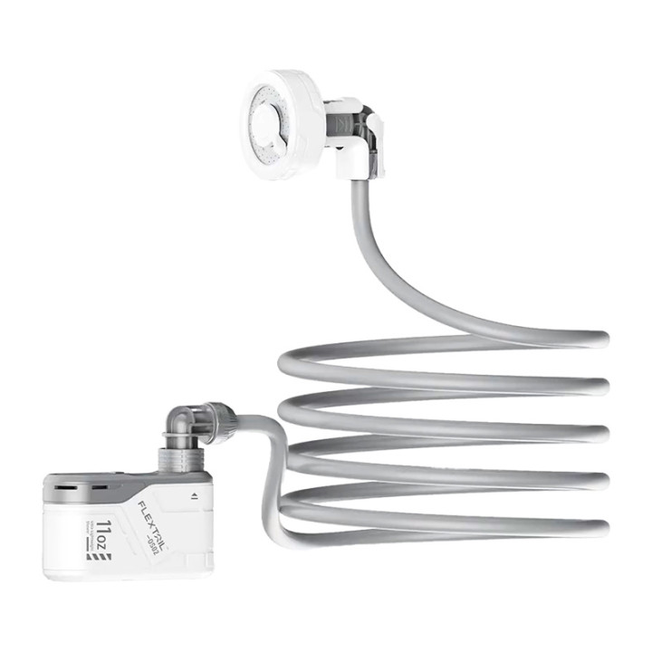 „Flextail Max Shower“ nešiojamas dušas su dėklu (baltas)