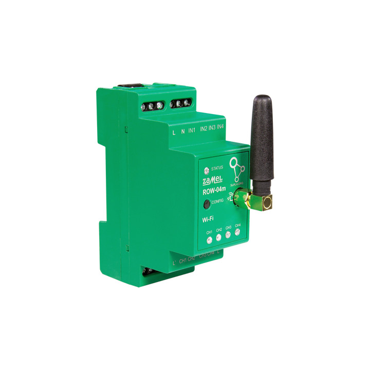 SMART SWITCH ROW-04M Wi-Fi SUPLA ZAMEL