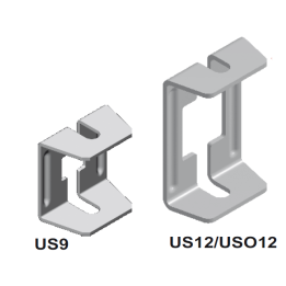 BAKS HFG189 Thread Rod Clamp US12/USO12 E90 Galvanized