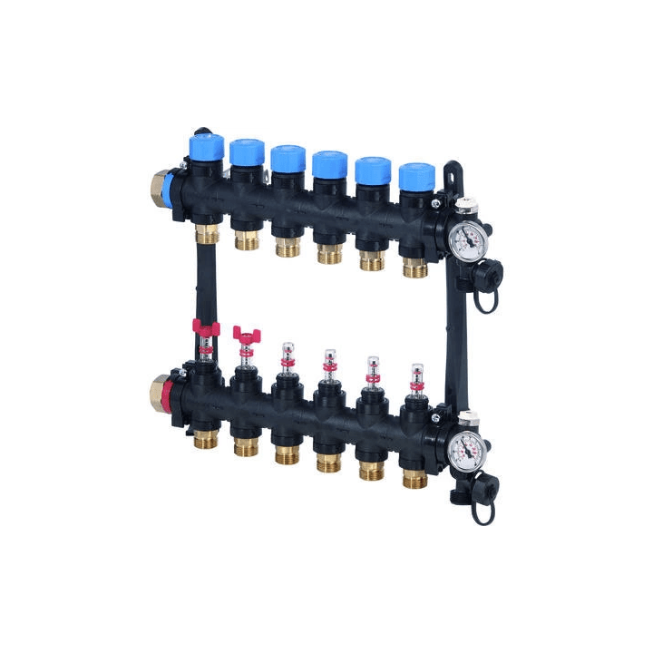 Voolumõõturiga kollektor FM 13XG3/4 EURO Uponor Vario M