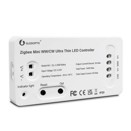 Ultra Mini kontrolierius LED WW/CW GL ZigBee HUE TUYA