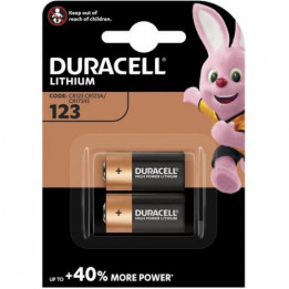 Duracell CR123A 3V Ultra Photo DL123A CR123 EL123A CR17345 Литиевая батарея 2 шт.