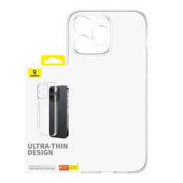 Tālruņa futrālis iPhone 15 ProMax Baseus OS-Lucent Series (caurspīdīgs)