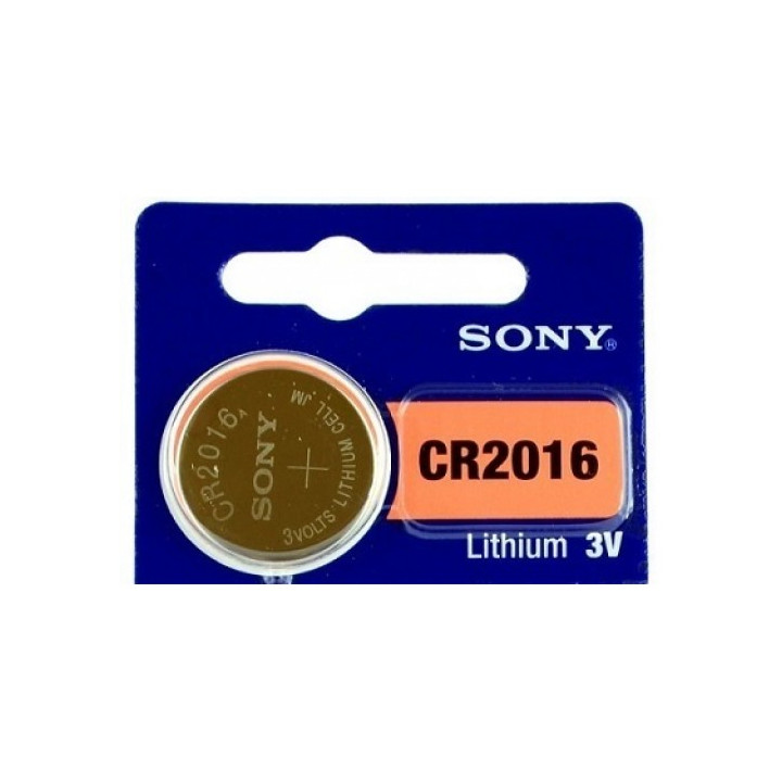 Sony CR2016 3V 90mAh litija elektronikas (elektronika) baterija 1 gab.