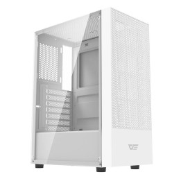darkFlash A290 White Mid Tower PC Case, Tempered Glass