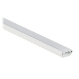 PROFILIS SU DANGTELIU LED JUOSTELĖMS PR-LED/CW/2M KAMPAS BALTAS