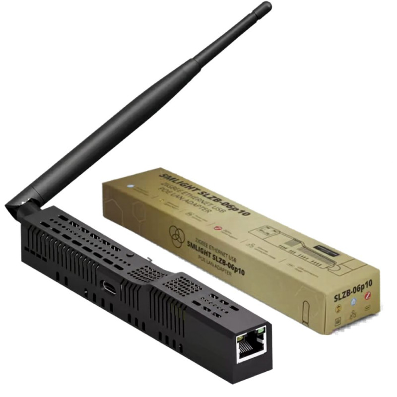 SMLIGHT SLZB-06p10U — adapteris, Zigbee, Ethernet