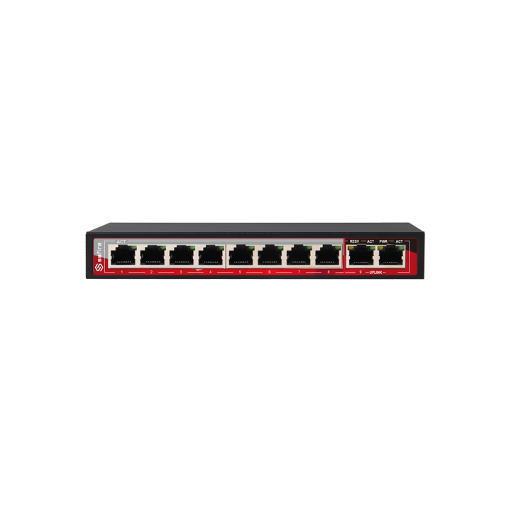SAFIRE SF-SW1008POE-G-96 Pārvaldāms Gigabitu PoE slēdzis 5 porti 96W