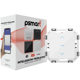 PSMART rullo žalūziju kontrolleris balts stikls RM ZigBee TUYA