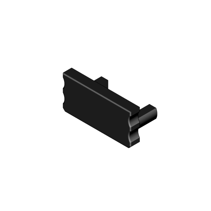 Endcup for P01 profile black