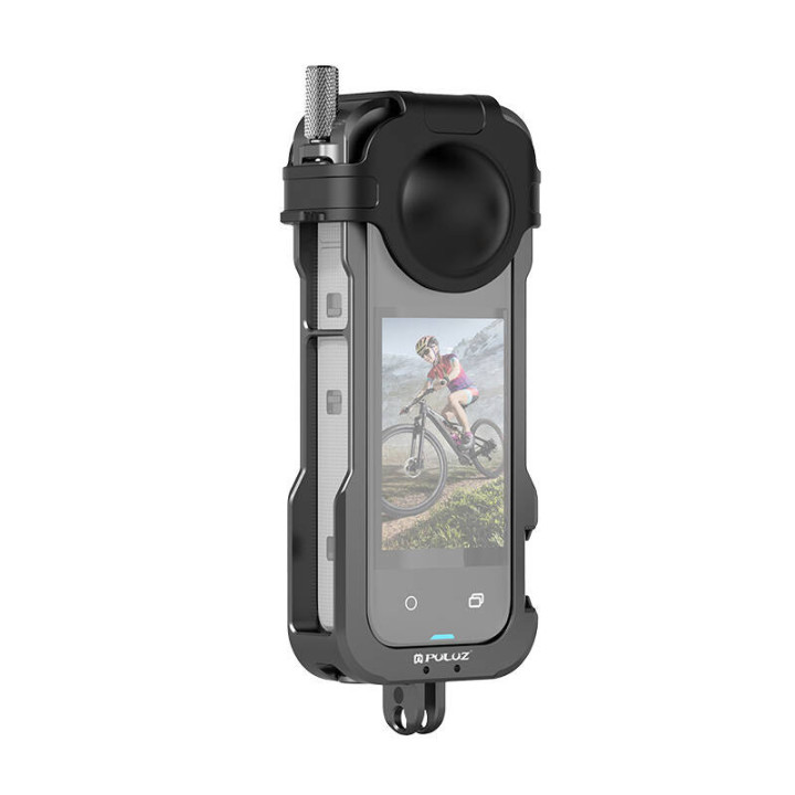 PULUZ Metal Protective Cage with Lens Cover for Insta360 X4 (PU981B)
