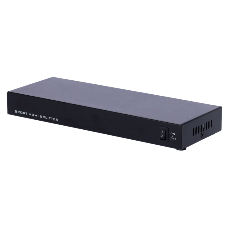 MARCA BLANCA HDMI-SPLITTER-8-4K 8-porttinen 4K HDMI-jakaja 1 sisääntulo 8 ulostuloon